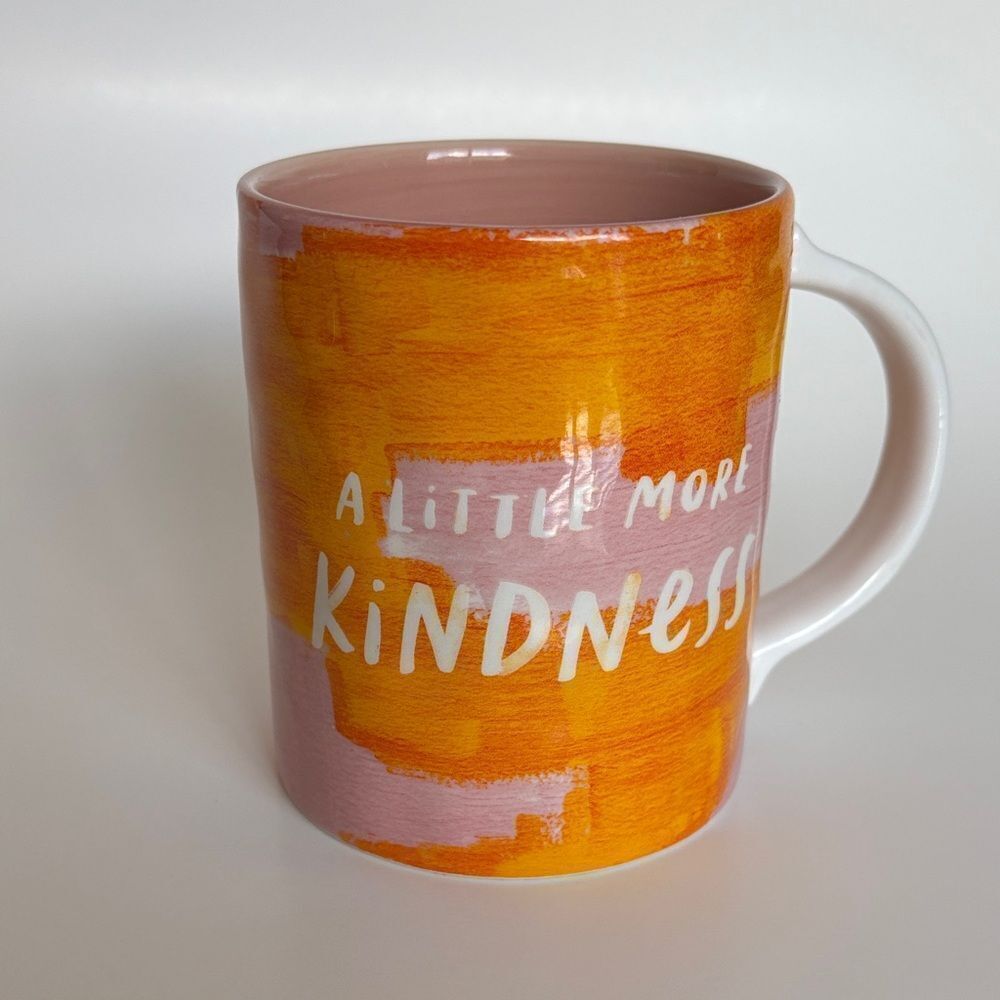 Anthropologie “A Little More Kindness” Coffee Mug Jen B Peters